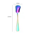 thumbnail image 2 of Rust-proof Kitchen Utensils Stainless Steel Spoon Gourd Shape Long Handle Colorful Dessert Cake Soup Salad Coffee Ice Cream Scoop Kitchen Utensil, 2 of 8