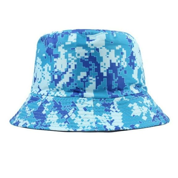 Men Women Camouflage Casual Cotton Fisherman Bucket Hat Outdoor Military Hunting Cap