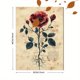 thumbnail image 3 of Qisvanset Framed Canvas Wall Art 12x16 Inch Rooted In Love Floral Minimal Bible Verse Art, 3 of 5