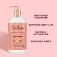 thumbnail image 6 of Shea Moisture Curl & Shine Conditioner for Thick Curly Hair Coconut & Hibiscus to Moisturize & Soften, 24 fl oz, 6 of 9