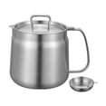 thumbnail image 2 of Colador de aceite de acero inoxidable, recipiente multiusos para grasa. 1.5L, 2 of 9