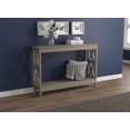 thumbnail image 1 of Safdie & Co. Console Table 47.25L Dark Taupe 1 Shelf, 1 of 4