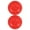 Red, variant on Fovewise 2pcs Round Plastic Bin Covers Replacement Trash Can Lids For Kitchen Or Outdoor Use Durable And Easy To Clean for Most Standard Buckets Garbage Cans