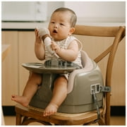 Bumbo Toddler Multi Seat 3-in-1 Booster High Chair and Tray, Breige/White Sand, 2 Pack