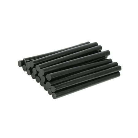 Unique Bargains 20Pcs Black Paintless Dent Repair Hot Melt Glue Sticks 7x100mm for Car