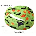 thumbnail image 3 of LTTVQM Elastic Soft Halloween Pumpkin Print Wide Knotted Headbands Women Daily Running Fitness Hair Band Accessories, 3 of 5
