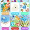 thumbnail image 3 of Wooden Toddler Puzzles, Montessori Toys Peg Puzzles for Toddlers 3-5, Toddler Learning Educational Toys kids puzzles -Dinosaur, Farm, Farm Animals, Sea Animals, Fruit, Baby Puzzle Gift for Boys Girls, 3 of 7