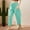 Mint Green, variant on Qulqfy Split Summer Pants for Women Straight Leg Baggy Beige Drawstring Casual Pants Womens Scrubs Joggers L