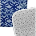 thumbnail image 4 of Nantucket Greeko Simple Aqua Geometric Print Bath Mat, 4 of 5