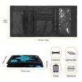 thumbnail image 6 of Chririnla Hawaiian Tribal Sea Turtle & Hibiscus Floral Pattern Children's Wallet, Polyester Kids Trifold Wallet for Outdoor, Portable Compact Trifold Money Organizer, 6 of 6