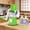 Green, variant on Cheese Grater with Handle, Multifunctional Manual Rotary Cheese Grater - Cheese Shredder Easily Chop Carrots, Potatoes, Vegetables and Fruits and Easy to Clean