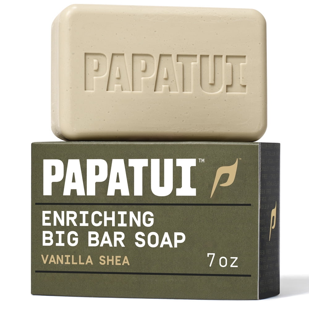 Papatui Enriching Men's Bar Soap, Vanilla Shea, 7 oz