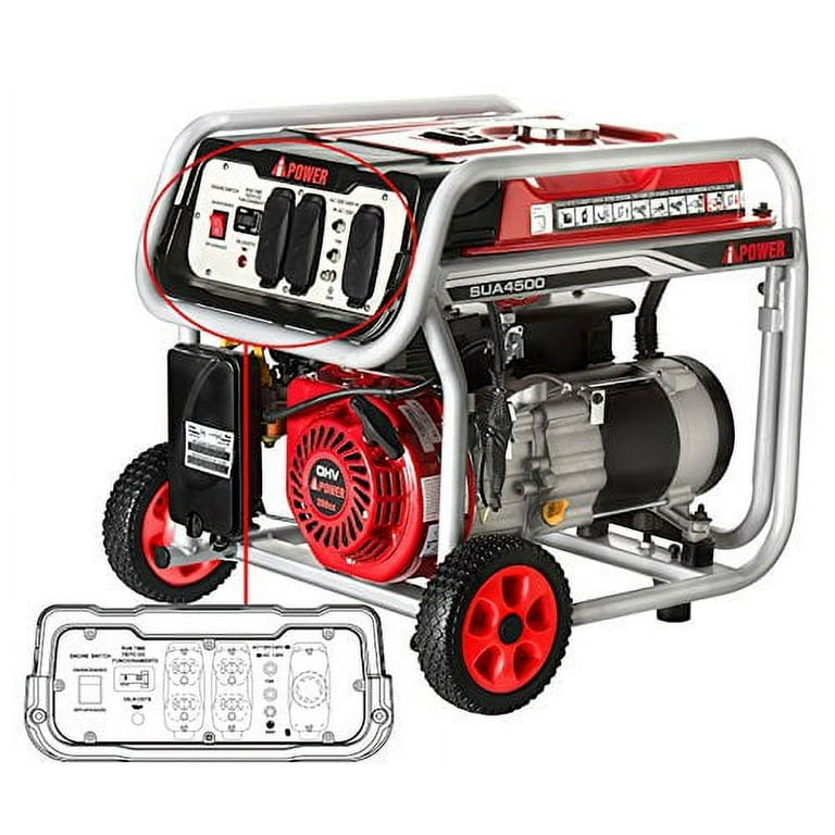 A-iPower 4500W Gasoline Powered Generator A-iPower 4500W Gasoline Powered Generator