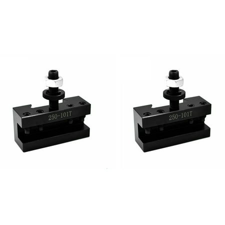 

2X Quick Change CNC Lathe Tool Post Turning Facing Holder Holder for Lathes Tools - 250-101T