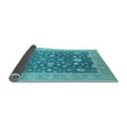 thumbnail image 2 of Ahgly Company Indoor Round Oriental Light Blue Industrial Area Rugs, 4' Round, 2 of 4