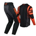 thumbnail image 5 of Willbros Motocross Jersey Pants Combo Dirt Bike MX Gear Set Offroad Package Riding Men's Women Racewear Black Orange (Jersey Adult XXL/Pants W38), 5 of 13