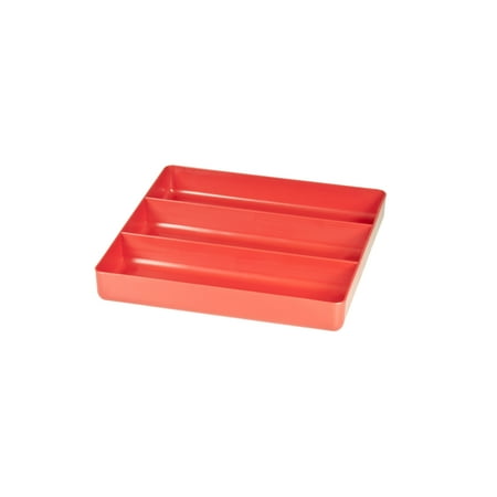 

3 Compartment Organizer Tray Red