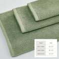 thumbnail image 4 of Great Bay Home Quick Dry Loop Textured 6-Piece Towel Set, Eucalyptus, 4 of 6