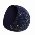 thumbnail image 5 of Baohd Warm Half Side Rhinestones Knitted Caps Acrylic Pinstripe Hats Slouch Beanie Outdoor Fall Winter, 5 of 5