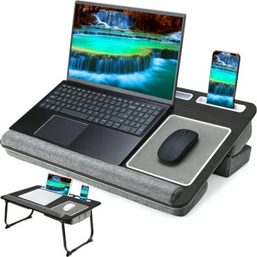 MiSHOP Pneumatic 32 x 16 inch Over Sofa Laptop Table, Mobile Desktop ...