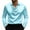 Sky Blue, variant on Mens Long Sleeve Tee Shirts, Men's Elegant Solid Satin Cowl Neck Blouse Long Sleeves Casual Business Dressy Shirts Office Work Top Outfits
