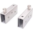 thumbnail image 4 of 2 Pack Cabinet Door Pivot Hinge Top and Bottom Mount Large Glass Door Latch, 4 of 5