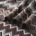 thumbnail image 4 of Battilo Boho Throw Blanket for Couch,Black Knitted Sofa Blanket,Lightweight Afghan Blanket,50"x80", 4 of 7