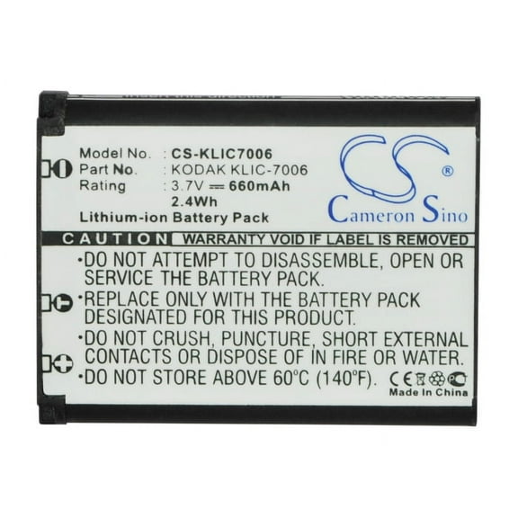 660mAh RICOH DS-6365 Battery for SL-68 SL-58 DM-6370 DS-6365