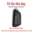 thumbnail image 2 of Smart Car Key Fob Cover for VW Volkswagen ID3 ID4 MK8 Golf 8 GTI Skoda Octavia Accessories with Keychian PVC Carbon Fiber Texture Key Case for Golf 8, 2 of 7