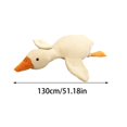 thumbnail image 2 of Almohada de peluche de ganso blanco gigante supersuave y bonita, animal de peluche de pato, 50 cm/90 cm/130 cm/160 cm/190 cm JFHHH pequeña, 2 of 4