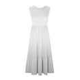 thumbnail image 4 of 2025 Long Spaghetti Strap Maxi Dresses for Women Summer,Sleeveless Gradient Maxi Dresses for Plus Size Women,Casual Round Neck Beach Sundresses Swing Dress,Women Flowy Tiered Maxi Beach Dress, 4 of 5