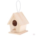 thumbnail image 1 of Jaula de Pájaro jinwen Casa de madera de pájaros Resistente Duradero, 1 of 8