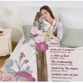 thumbnail image 3 of Christian Gifts for Women, Christian Blanket, Religious Gifts for Women Faith, Christian Gifts, Inspirational Gifts Bible Gifts for Women Female, Throw Blankets 50"x60", 3 of 5