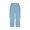 Light Blue, variant on WDDDD Women's 7/8 High Waisted Stretch Capris with Pockets Khaki S