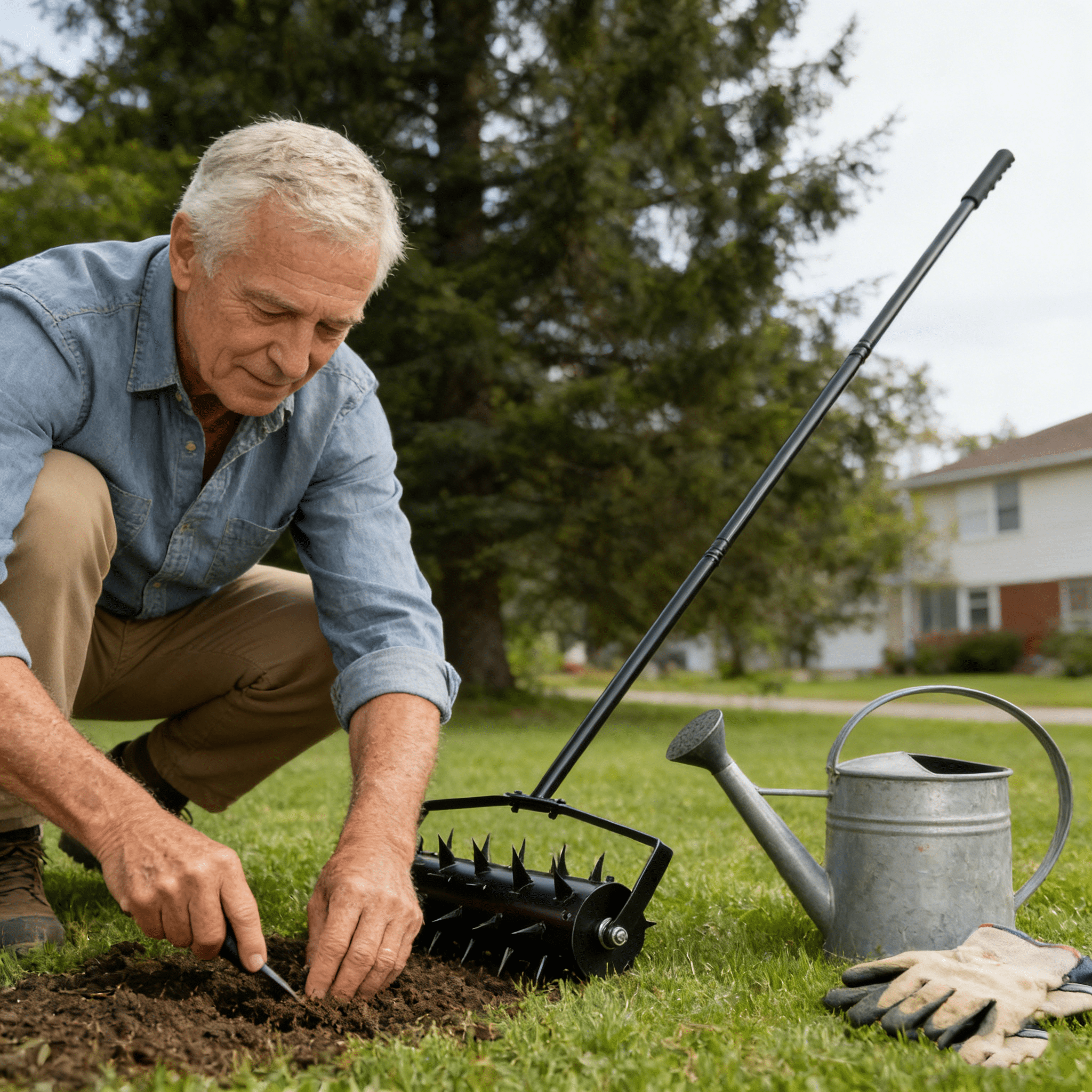 Lawn Aerator Shoes, Lawn aerators, gardens, yards, loose soil in farmland,Gardening Lawn Aerator Tool, Upgraded Heavy Duty Aerator Lawn Soil Penetrator Spikes, for Garden Grass Patio Yard.