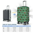 thumbnail image 4 of Disketp Christmas Dachshund Elastic Travel Luggage Cover Travel Suitcase Protective Cover For Trunk Case Apply To 18''-32'' Suitcase Cover-Medium, 4 of 7