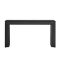 thumbnail image 6 of Christopher Knight Home Modern 59"  Console Table, Wood Veneer Top, Black, 6 of 10