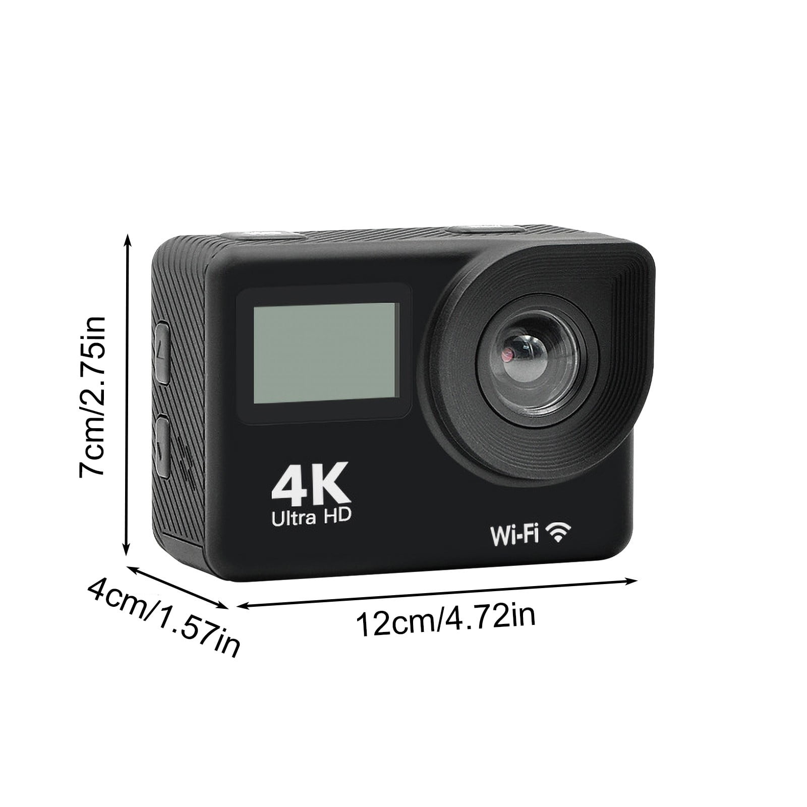 SCNOR HD 4K Digital Video Cameras,16x Zoom,48MP,Portable Camera,3 inch LCD Screen,Black
