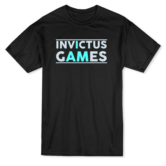 Invictus Games Sports Men Black T-Shirt, Male Large