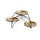 thumbnail image 1 of Metal Brackets Tea Party Serving Tray Snacks Holder Stand Pastry Serving Dessert Storage Rack, 1 of 2