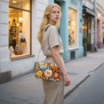 thumbnail image 7 of FORMRS Women Crossbody Purse with Chain Strap Vegan Leather Shoulder Handbag, Blooming Flowers, 7 of 7