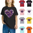 thumbnail image 6 of SwiftWear Mardi Gras Shirts for Kids, Boys Girls Beads Heart T-Shirt Carnival Tee Shirt New Orleans Party Tshirt Black Size 3 Years, 6 of 6