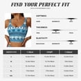 thumbnail image 6 of Lsque Sea Underwater Animals Printed Women'S Sports Bra, Compression, Moisture Wicking, High-Impact Sports Bra For Women,Supportive sports bra-Small, 6 of 9