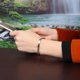 thumbnail image 3 of Regalo de los amantes del brazalete de la abierta del brazalete de las parejas de la cuadrada del acero inoxidable Plata 8mm Sunnimix Brazalete de acero inoxidable para pareja, 3 of 8