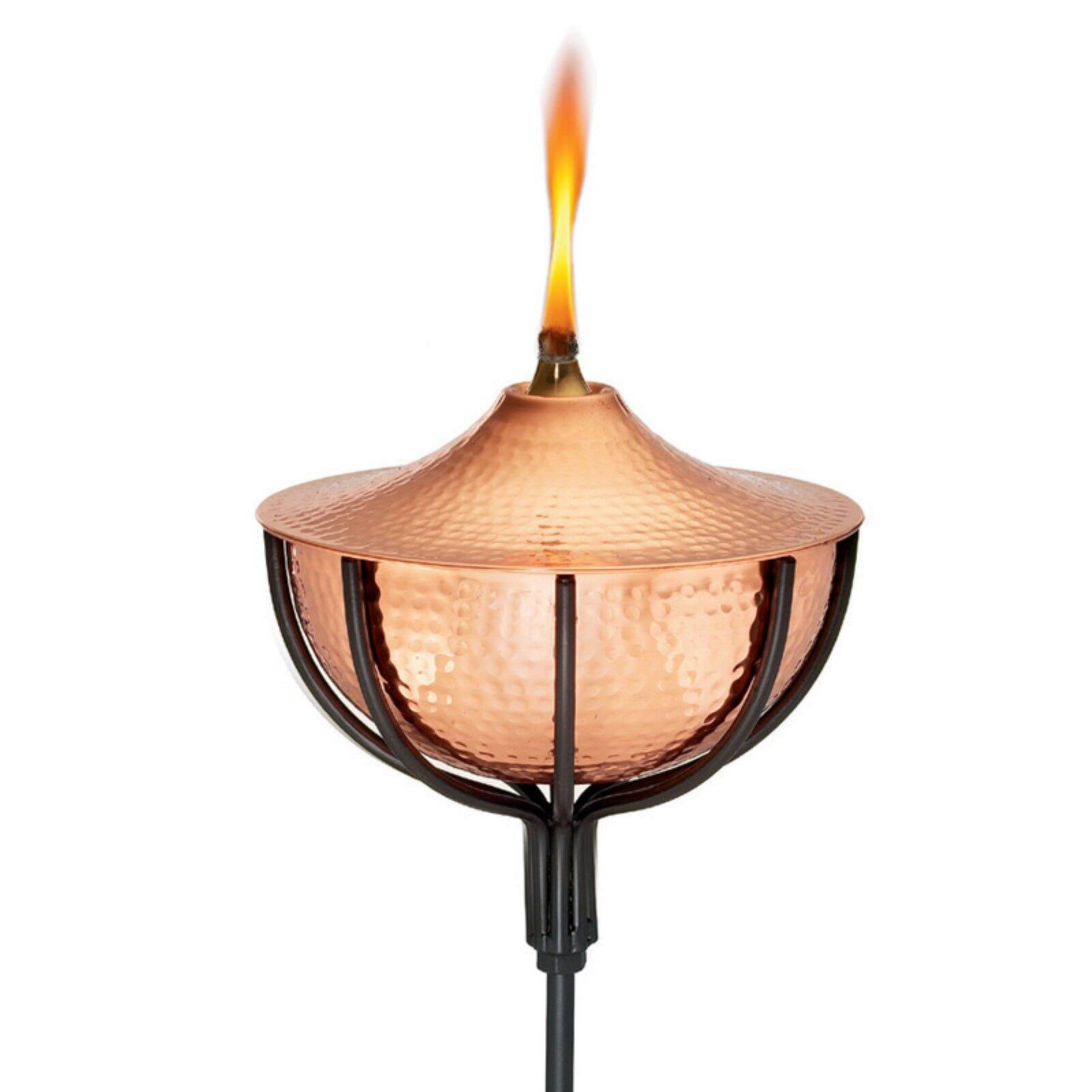 Better Homes & Garden Outdoor Tabletop Copper Bowl Torch Decorative Torch Includes Snuffer Long-Lasting Fiberglass Wick