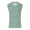 thumbnail image 4 of ZCFZJW Men's 3D Tank Tops Summer Casual Novelty Sleeveless Breathable Shirt Striped Pattern Graphics Top Basic Workout Muscle Tees Shirt Green S, 4 of 4