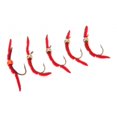 thumbnail image 4 of 5 Ganchos Giratorios de acero Inoxidable shamjiam Moscas de pesca con mosca de gusano, 4 of 6