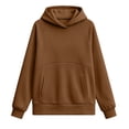 thumbnail image 3 of Guluxicc Women's Athletic Hoodies with Pocket Pullover Long Sleeve Hooded Blouses for Everyday Gym Workout Wear Fall Winter Casual Blouses, 3 of 6