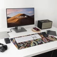 thumbnail image 6 of Naloa Watercolor Romantic Paisley Gaming Mouse Pad Large Mouse Mat Long Extended Desk Pad Non-Slip Rubber Mice Pads Stitched Edges Thin Pad (16x29.5 Inch), 6 of 8