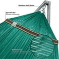 thumbnail image 5 of Tranquillo Adjustable Hammock Stand, Collapsible Camping Hammock and Stand, 650 lbs Capacity Deluxe Double Hammock Stand for 2 Persons, Peacock, 5 of 11